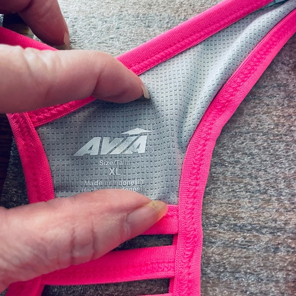 AVIA Sports Bra Pink/Mulitcoloured XL - Picture 4 of 9